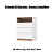 Comoda 03 Gavetas 01 Nicho - Ref. I726-190 - Branco / Jequitiba - Moveis Henn - Imagem 2