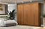 Roupeiro 06 Portas 04 Gavetas 100% MDF - Ref. R582 - Canela - Kappesberg - Imagem 1