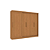 Roupeiro 245cm 05 Portas 04 Gavetas - Ref. N564 - Canela - Kappesberg - Imagem 4