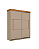 Roupeiro 02 Portas 02 Gavetas Bristol 100% MDF - Corda/Freijo - Móveis Primavera - Imagem 5
