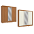Roupeiro 223cm 03 Portas de Correr 02 Gavetas c/ Pés e Espelhos - Ref. CB01M570 - Canela/Canela - Off - Móveis Kappesberg - Imagem 4