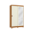 Roupeiro 02 Portas 02 Gavetas c/ Pés e Espelhos - Ref. CB01R588 - Canela/Off White - Móveis Kappesberg - Imagem 3