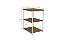 Mesa de Apoio LI004 - Canela/Branco - Linha Industrial - Kappesberg - Imagem 3