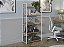 Estante Alta com Prateleiras LI006 - Canela/Branco - Linha Industrial - Kappesberg - Imagem 1