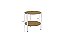 Mesa de Centro LI017 - Canela/Branco - Linha Industrial - Kappesberg - Imagem 3
