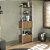 Estante Alta c/ Portas - LI018 - Canela/Branco - Linha Industrial - Kappesberg - Imagem 1