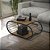 Mesa de Centro - Ref. LI039 - Canela/Preto - Linha Industrial - Kappesberg - Imagem 1