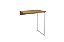 Mesa de Apoio p/ Mesa Escrivaninha - Ref. LI040 - Canela/Branco - Linha Industrial - Kappesberg - Imagem 2