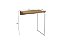 Mesa de Apoio p/ Mesa Escrivaninha - Ref. LI040 - Canela/Branco - Linha Industrial - Kappesberg - Imagem 3