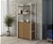 Estante Alta c/ Portas - LI041 - Canela/Branco - Linha Industrial - Kappesberg - Imagem 1