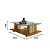 Mesa de Centro Frizz Plus - Ref. 304140 - Cumaru / Opala - Madetec - Imagem 3