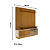 Home Theater Ares - Ref. 654139 - Cinamomo/Off White - Madetec - Imagem 4