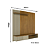 Painel Suspenso Aurora Ref. 291140 - Cumaru/Opala - Madetec - Imagem 4