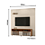 Composição Piso-Teto Prestige - Ref. 768130 - Naturale/Off White - Madetec - Imagem 3