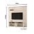 Composição Piso-Teto Prestige - Ref. 768136 - Calacata/Off White - Madetec - Imagem 3