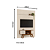 Composição Piso-Teto Silverstone - Ref. 762130 - Naturale/Off White - Madetec - Imagem 3