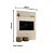 Painel Suspenso Piso-Teto Interlagos - Ref. 464026 - Off White - Madetec - Imagem 3
