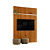 Painel Suspenso Piso-Teto Interlagos - Ref. 464139 - Cinamomo/Off White - Madetec - Imagem 2