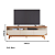 Rack Selene - Ref. 512139 - Cinamomo/Off White - Madetec - Imagem 3