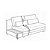 Sofa de Canto Vira-Cama Courie c/ Aparador - Rincão Estofados - Imagem 11