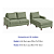 Sofá Haval com Chaise 276cm 02 módulos - Rincão Estofados - Imagem 4