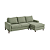 Sofá Haval com Chaise 276cm 02 módulos - Rincão Estofados - Imagem 5