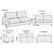 Sofá Haval com Chaise 276cm 02 módulos - Rincão Estofados - Imagem 7