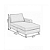Sofá Haval com Chaise 276cm 02 módulos - Rincão Estofados - Imagem 10