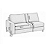 Sofá Haval com Chaise 276cm 02 módulos - Rincão Estofados - Imagem 9