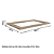 Tampo p/ Balcão Cooktop 80cm - E608 - Nogueira - Kappesberg - Imagem 2