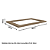Tampo p/ Balcão Cooktop 80cm - E608 - Nogal - Kappesberg - Imagem 2