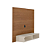 Painel Suspenso Flash - Cinamomo/Off White - Artely Móveis - Imagem 5