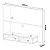 Painel Suspenso Flash - Cinamomo/Off White - Artely Móveis - Imagem 5