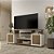 Rack Ipanema - Cinamomo/Off White - Artely - Imagem 1