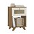 Mesa de Apoio Trama - Cinamomo/Off White - Artely - Imagem 2