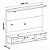 Painel Suspenso Trama - Cinamomo/Off White - Artely Móveis - Imagem 5