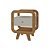 Mesa de Apoio Theo - Cinamomo/Off White - Artely - Imagem 3