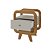 Mesa de Apoio Theo - Cinamomo/Off White - Artely - Imagem 4
