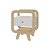 Mesa de Apoio Theo - Naturale/Branco - Artely - Imagem 3