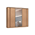 Roupeiro 03 Portas Duque New 100% MDF - Angelin - Moveis Castro - Imagem 3