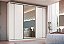 Roupeiro 03 Portas Duque New 100% MDF - Branco - Moveis Castro - Imagem 1