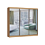 Roupeiro 03 Portas Espelho Imperial New 100% MDF - 09243E - Angelin - Moveis Castro - Imagem 4