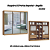 Roupeiro 03 Portas Espelho Imperial New 100% MDF - 09243E - Angelin - Moveis Castro - Imagem 1