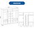 Roupeiro 03 Portas Imperial New 100% MDF - 0924M - Branco - Moveis Castro - Imagem 6