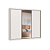 Roupeiro 03 Portas Imperial New 100% MDF - 0924M - Branco - Moveis Castro - Imagem 4
