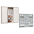 Roupeiro 03 Portas Imperial New 100% MDF - 0924M - Branco - Moveis Castro - Imagem 3
