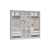 Roupeiro 03 Portas Imperial New 100% MDF - 0924M - Branco - Moveis Castro - Imagem 3