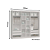 Roupeiro 03 Portas Imperial New 100% MDF - 0924M - Branco - Moveis Castro - Imagem 4