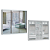 Roupeiro 03 Portas Espelho Imperial New 100% MDF - 0924M3E - Branco - Moveis Castro - Imagem 4
