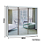 Roupeiro 03 Portas Espelho Imperial New 100% MDF - 0924M3E - Branco - Moveis Castro - Imagem 8